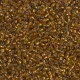 DB1682 Silver Lined Glazed Dark Honey, Size 11/0 Miyuki Delica Beads, 5.2g approx.