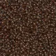 DB1684 Silver Lined Glazed Dark Rootbeer, Size 11/0 Miyuki Delica Beads, 50g Wholesale Pack