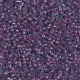 DB1758 Hot Pink Lined Aqua AB, Size 11/0 Miyuki Delica Beads, 50g Wholesale Pack