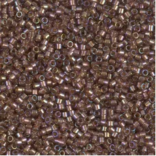 DB1759 Sparkling Beige Lined Amethyst AB, Size 11/0 Miyuki Delica Beads, 5.2g ap...