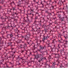 DB2048 Luminous Pink Taffy, Size 11/0 Miyuki Delica Beads, 5.2g approx. DB2048 Luminous Pink Taffy, Size 11/0 Miyuki Delica Beads, 5.2g approx.