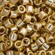 DB0034 Light Gold 24Kt Plated, Size 11/0 Miyuki Delica Beads, 5.2g approx.