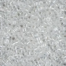 DB0050 Crystal Luster, Size 11/0 Miyuki Delica Beads, 5.2g approx.