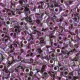 DB0056 Magenta AB Lined-Dyed, Size 11/0 Miyuki Delica Beads, 50gm bag
