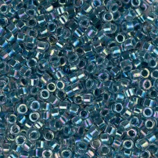 DB0058 Light Blue Lined-Dyed, Size 11/0 Miyuki Delica Beads, 5.2g approx. DB0058 Light Blue Lined-Dyed, Size 11/0 Miyuki Delica Beads, 5.2g approx.