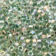 DB0060 Green Lime AB Lined-Dyed, Size 11/0 Miyuki Delica Beads, 5.2g approx.