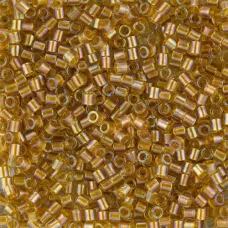 DB0065 Topaz AB Lined-Dyed, Size 11/0 Miyuki Delica Beads, 5.2g approx.