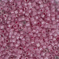 DB0072 Pale Lilac AB Lined-Dyed, Size 11/0 Miyuki Delica Beads, 5.2g approx.