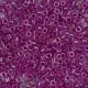 DB0074 Light Fuchsia AB Lined-Dyed, Size 11/0 Miyuki Delica Beads, 5.2g approx.