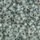 DB0081 Dark Grey AB Lined Dyed Size 11/0 Miyuki Delica Beads, 5.2g approx.