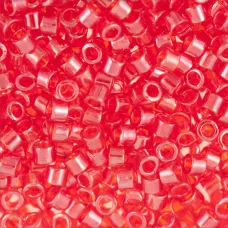 DB0098 Light Siam Transparent Luster, Size 11/0 Miyuki Delica Beads, 5.2g approx. DB0098 Light Siam Transparent Luster, Size 11/0 Miyuki Delica Beads, 5.2g approx.