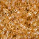 DB0101 Light Topaz Luster, Size 11/0 Miyuki Delica Beads, 5.2g approx.