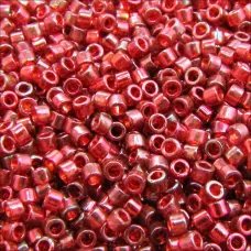 DB0105 Red Gold Luster, Size 11/0 Miyuki Delica Beads, 50gm bag