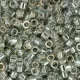 DB0114 Silver Grey Gold Luster, Size 11/0 Miyuki Delica Beads, 5.2g approx.
