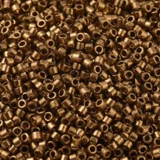 DB0115 Light Topaz Gold Luster, Size 11/0 Miyuki Delica Beads, 5.2g approx.