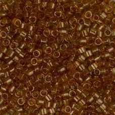 DB0118 Yellow Saffron Transparent Gold Luster, Size 11/0 Miyuki Delica Beads, 5....