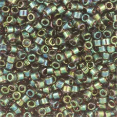 DB0122 Topaz Transparent Gold Luster, Size 11/0 Miyuki Delica Beads, 5.2g approx...