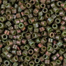 DB0131 Pink Opaque Gold Luster, Size 11/0 Miyuki Delica Beads, 5.2g approx.