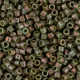 DB0131 Pink Opaque Gold Luster, Size 11/0 Miyuki Delica Beads, 5.2g approx.