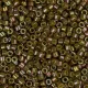 DB0133 Olive Opaque AB Gold Luster, Size 11/0 Miyuki Delica Beads, 5.2g approx.