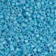 DB0164 Light Blue Opaque AB, Size 11/0 Miyuki Delica Beads, 5.2g approx.