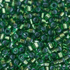 DB0182 Copper Lined Olivine, Size 11/0 Miyuki Delica Beads, 5.2g approx. DB0182 Copper Lined Olivine, Size 11/0 Miyuki Delica Beads, 5.2g approx.