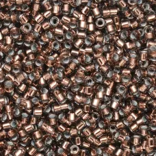 DB0184 Bronze Transparent, Size 11/0 Miyuki Delica Beads, 5.2g approx. DB0184 Bronze Transparent, Size 11/0 Miyuki Delica Beads, 5.2g approx.