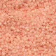 DB0206-1 Salmon Pink Opaque Glazed Luster, Size 11/0 Miyuki Delica Beads, 5.2g approx. 