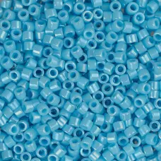 DB0215 Opaque Sky Blue Luster, Size 11/0 Miyuki Delica Beads, 5.2g approx.