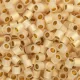 DB0230 Cream Opal Gold 24kt Lined, Size 11/0 Miyuki Delica Beads, 3.3g approx.