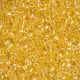 DB0233 Crystal Yellow Ceylon Lined-Dyed, Size 11/0 Miyuki Delica Beads, 5.2g approx.