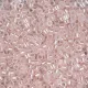 DB0234 Crystal Pale Salmon Ceylon Lined-Dyed, Size 11/0 Miyuki Delica Beads, 5.2g approx.