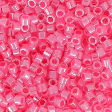 DB0236 Crystal Rose Ceylon Lined-Dyed, Size 11/0 Miyuki Delica Beads, 5.2g approx.