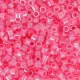 DB0236 Crystal Rose Ceylon Lined-Dyed, Size 11/0 Miyuki Delica Beads, 5.2g approx.