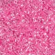 DB0246 Dark Crystal Pink Ceylon Lined-Dyed, Size 11/0 Miyuki Delica Beads, 5.2g approx.