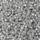 DB0252 Grey Opaque Gold Luster, Size 11/0 Miyuki Delica Beads, 5.2g approx.