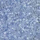 DB0257 Light Crystal Sapphire Ceylon Lined Dyed, Size 11/0 Miyuki Delica Beads, 5.2g approx. 