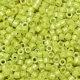 DB0262 Chartreuse Opaque Glazed Luster, Size 11/0 Miyuki Delica Beads, 50gm bag