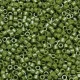 DB0263 Pale Green Lime Opaque Glazed Luster, Size 11/0 Miyuki Delica Beads, 5.2g approx.