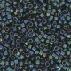 DB0276 Teal AB Lined-Dyed, Size 11/0 Miyuki Delica Beads, 5.2g approx.