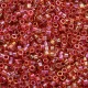 DB0282 Silver Lined Amber Vermillion Dyed, Colour 282 Size 11/0 Miyuki Delica Beads,Apprx 5.2gm 