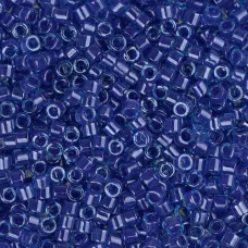 DB0285 Aqua Sapphire Lined-Dyed, Size 11/0 Miyuki Delica Beads, 5.2g approx. DB0285 Aqua Sapphire Lined-Dyed, Size 11/0 Miyuki Delica Beads, 5.2g approx.