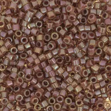DB0287 Amber Taupe Lined-Dyed, Size 11/0 Miyuki Delica Beads, 5.2g approx. DB0287 Amber Taupe Lined-Dyed, Size 11/0 Miyuki Delica Beads, 5.2g approx.