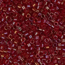 DB0295 Red Lined-Dyed, Size 11/0 Miyuki Delica Beads, 5.2g approx. DB0295 Red Lined-Dyed, Size 11/0 Miyuki Delica Beads, 5.2g approx.