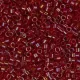 DB0295 Red Lined-Dyed, Size 11/0 Miyuki Delica Beads, 5.2g approx.