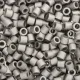 DBM0321 Silver Matte Metallic, Size 10/0  Miyuki Delica Beads, Colour 321 - Approx. 5.2g