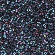 DBL0325 Matte Metallic Blue Iris size 8/0 Miyuki Delica Beads, Colour 0325, 5.2g...