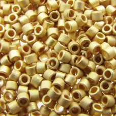DB0331 24KT Metallic Bright Yellow Gold Matted, Size 11/0 Miyuki Delica Beads, 3.3g approx. DB0331 24KT Metallic Bright Yellow Gold Matted, Size 11/0 Miyuki Delica Beads, 3.3g approx.