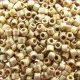 DB0334 Dark Gold 24kt Matte Plated, Size 11/0 Miyuki Delica Beads, 3.3g approx.