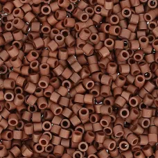 DB0340 Copper Plated Matte, Size 11/0 Miyuki Delica Beads, 5.2g approx. 